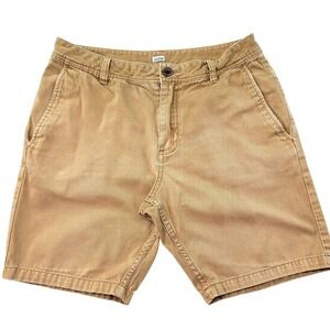 Katin Shorts Mens 30 Beige Chino Cotton Relaxed Fit 8 Inseam Casual Pockets